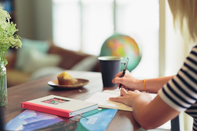 Student Doing Home Work